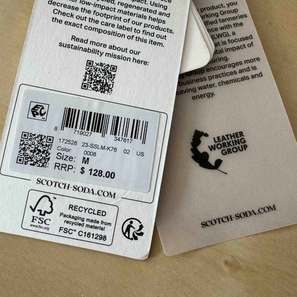 NEW Scotch & Soda Black Suede Belt - Retails for $128 - Picture 5 of 7